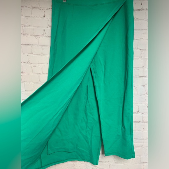 Betabrand Green Sassiest Skirt Leggings Size Large Tall - Picture 6 of 7